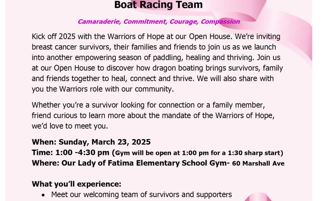 WARRIORS OPEN HOUSE – 2025 SEASON KICK OFF